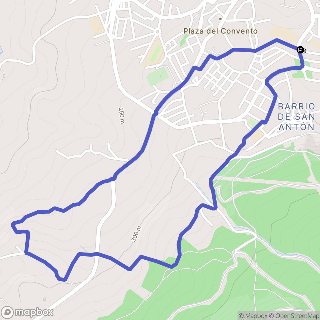 Alhaurín el Grande : carte du parcours de randonnée - Spain