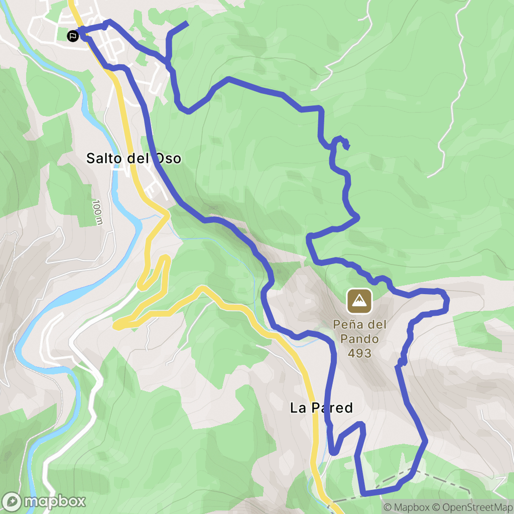 Ramales de la Victoria : carte du parcours de randonnée - Spain