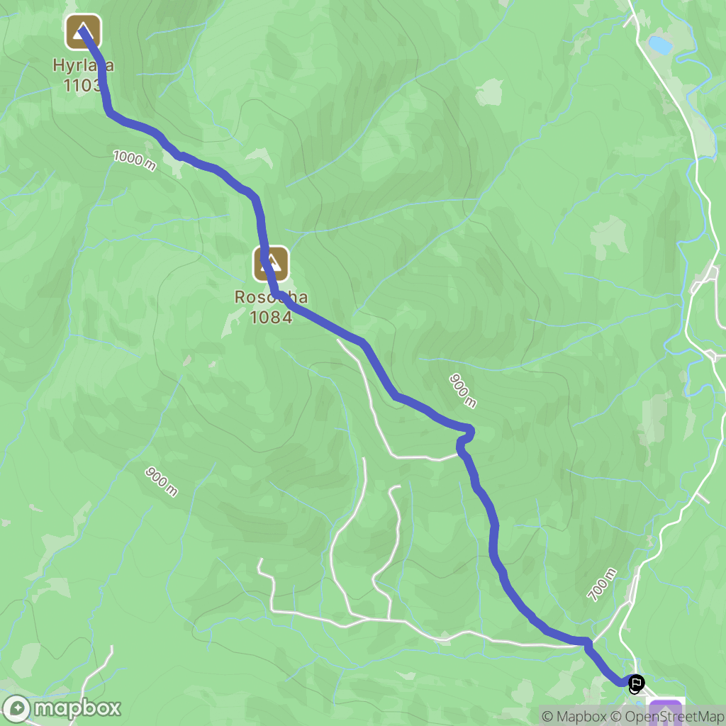 Solinka: mapa trasy - Poland