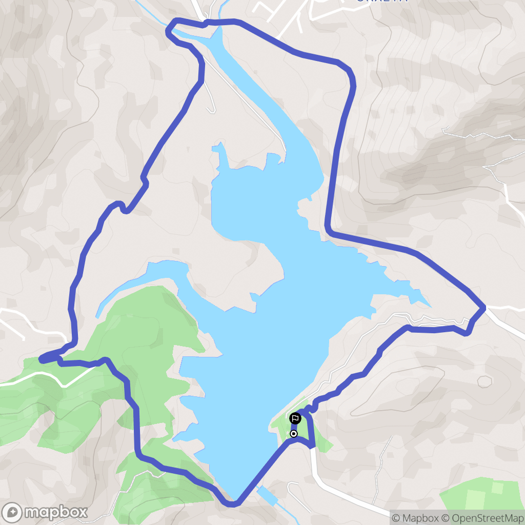  : carte du parcours de randonnée - Spain