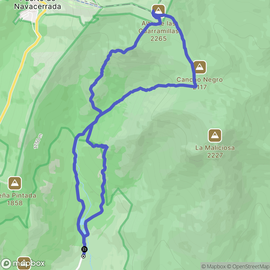 Casa Forestal Tablada : carte du parcours de randonnée - Spain