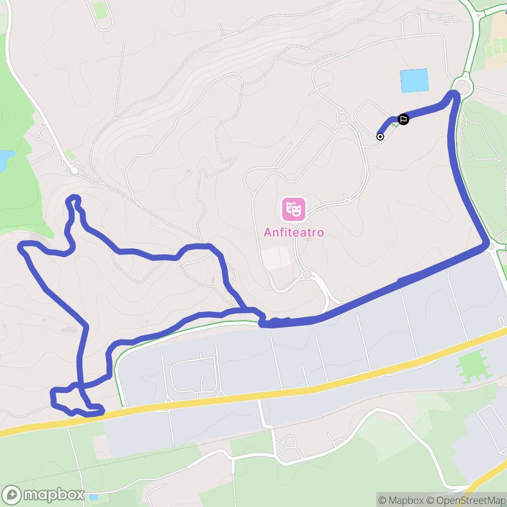 Alicante (Alacant) : carte du parcours de randonnée - Spain