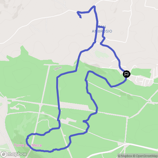 La Zarzadilla : carte du parcours de randonnée - Spain