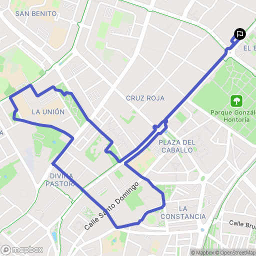 Jerez de la Frontera : carte du parcours de randonnée - Spain