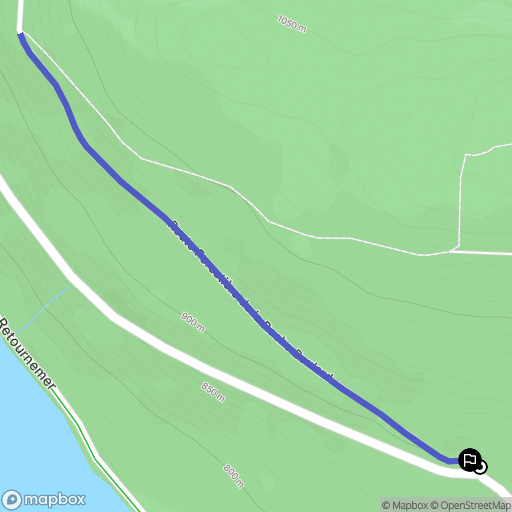 Xonrupt-Longemer : carte du parcours de randonnée - France