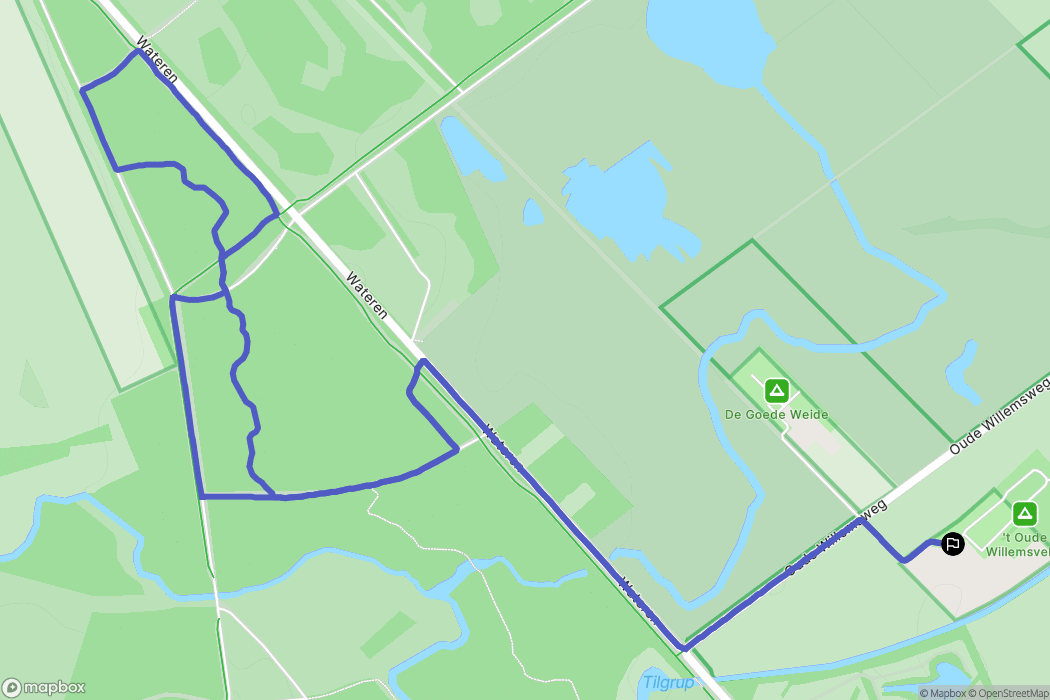 Oude Willem: routekaart voor buitenactiviteiten - Netherlands