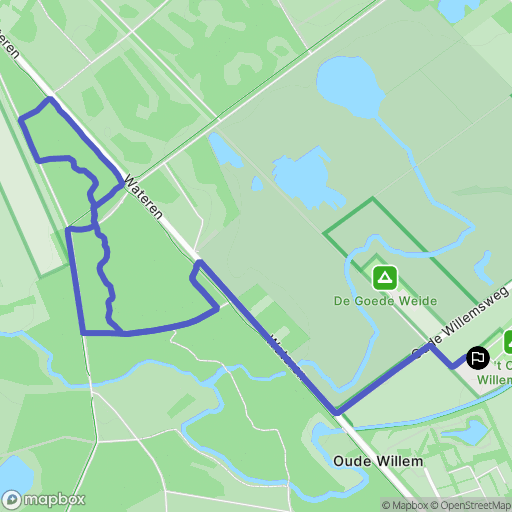 Oude Willem: routekaart voor buitenactiviteiten - Netherlands