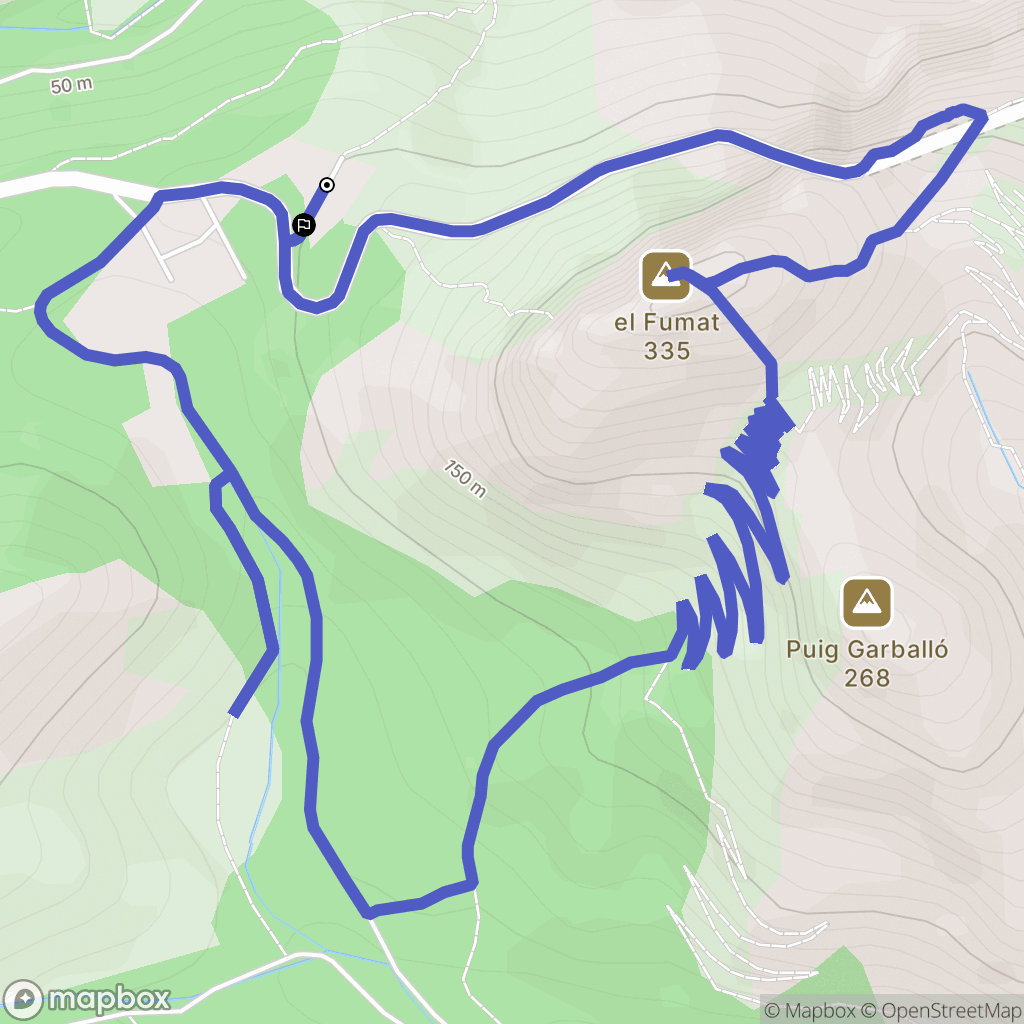 Port de Pollença : carte du parcours de randonnée - Spain