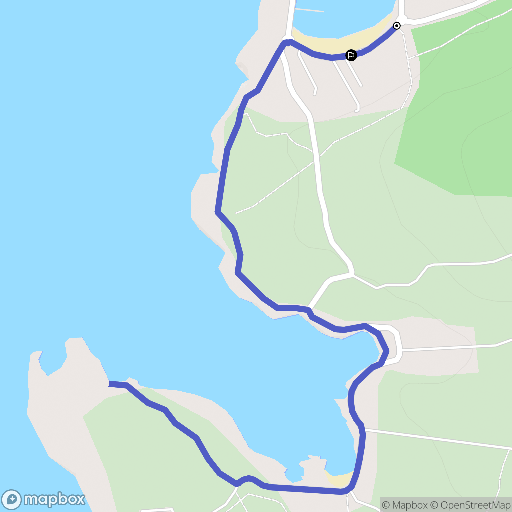 Martigues : carte du parcours de randonnée - France