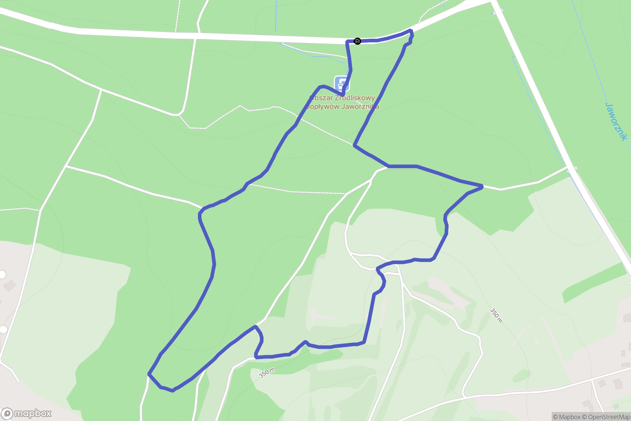 Rogoźnik: mapa trasy - Poland