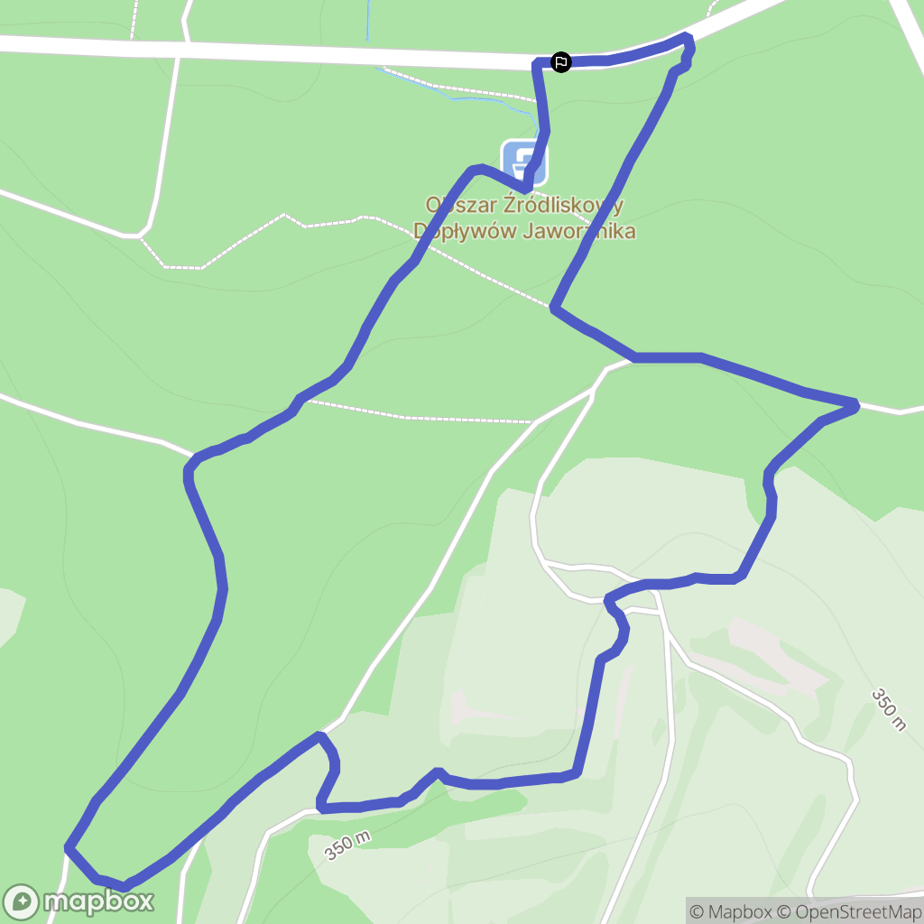 Rogoźnik: mapa trasy - Poland