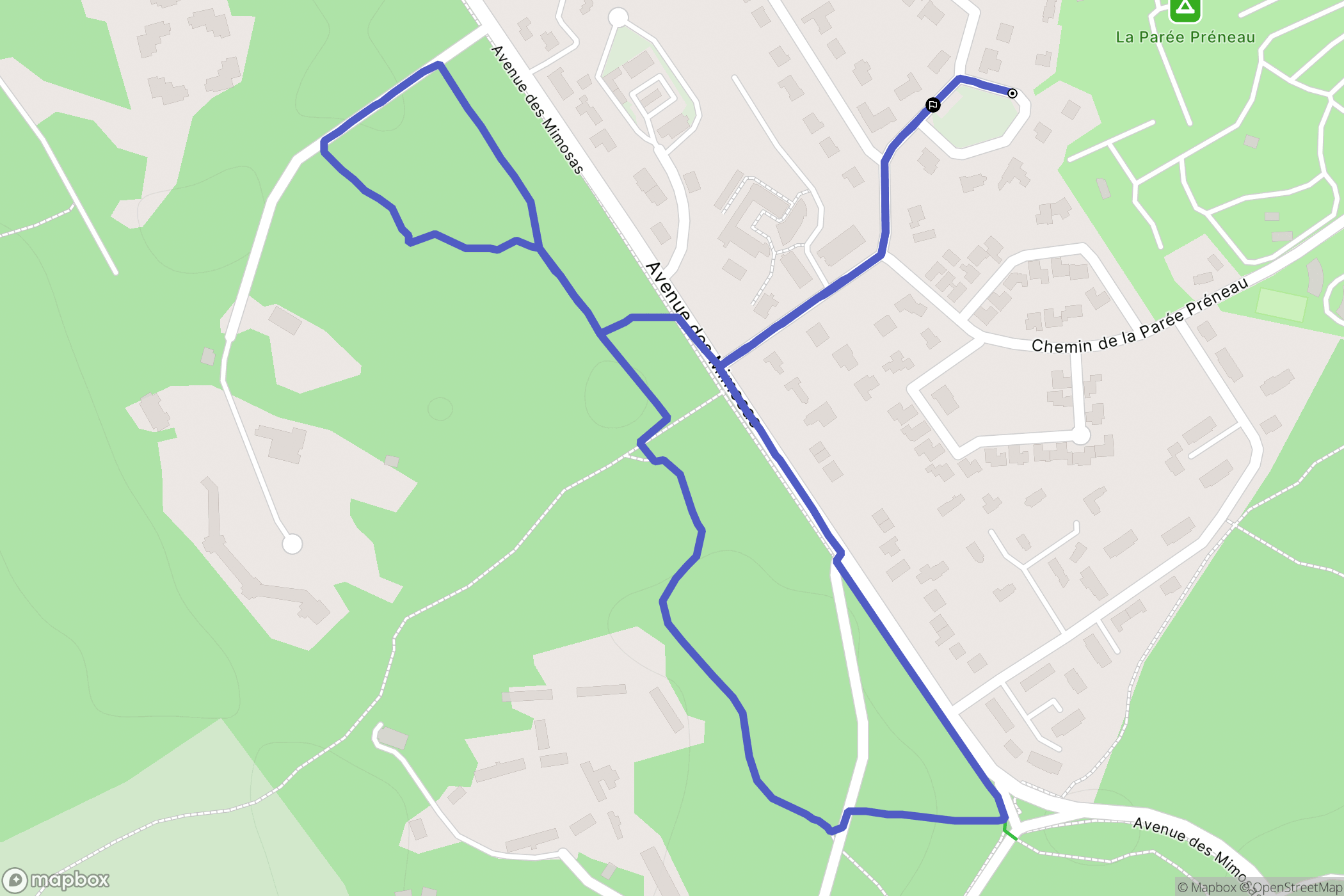 Saint-Hilaire-de-Riez : carte du parcours de randonnée - France