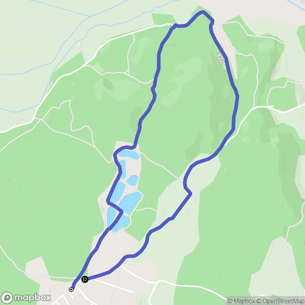 Saint-Maximin-la-Sainte-Baume : carte du parcours de randonnée - France