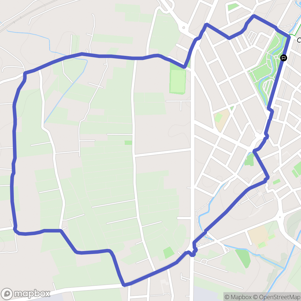 Canals : carte du parcours de randonnée - Spain