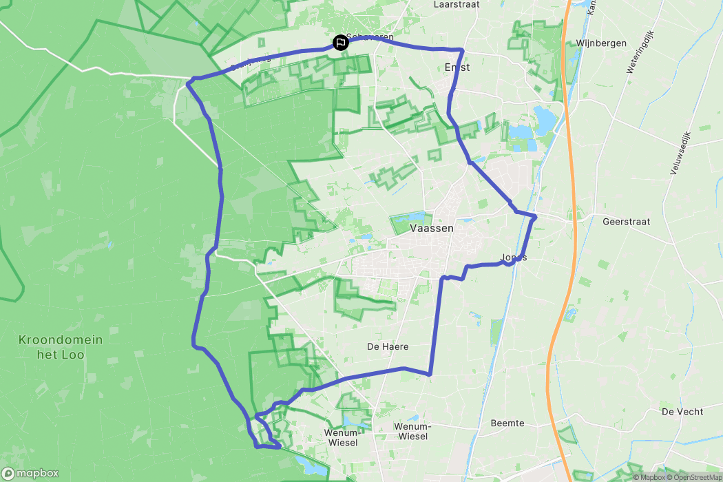 Emst: routekaart voor buitenactiviteiten - Netherlands