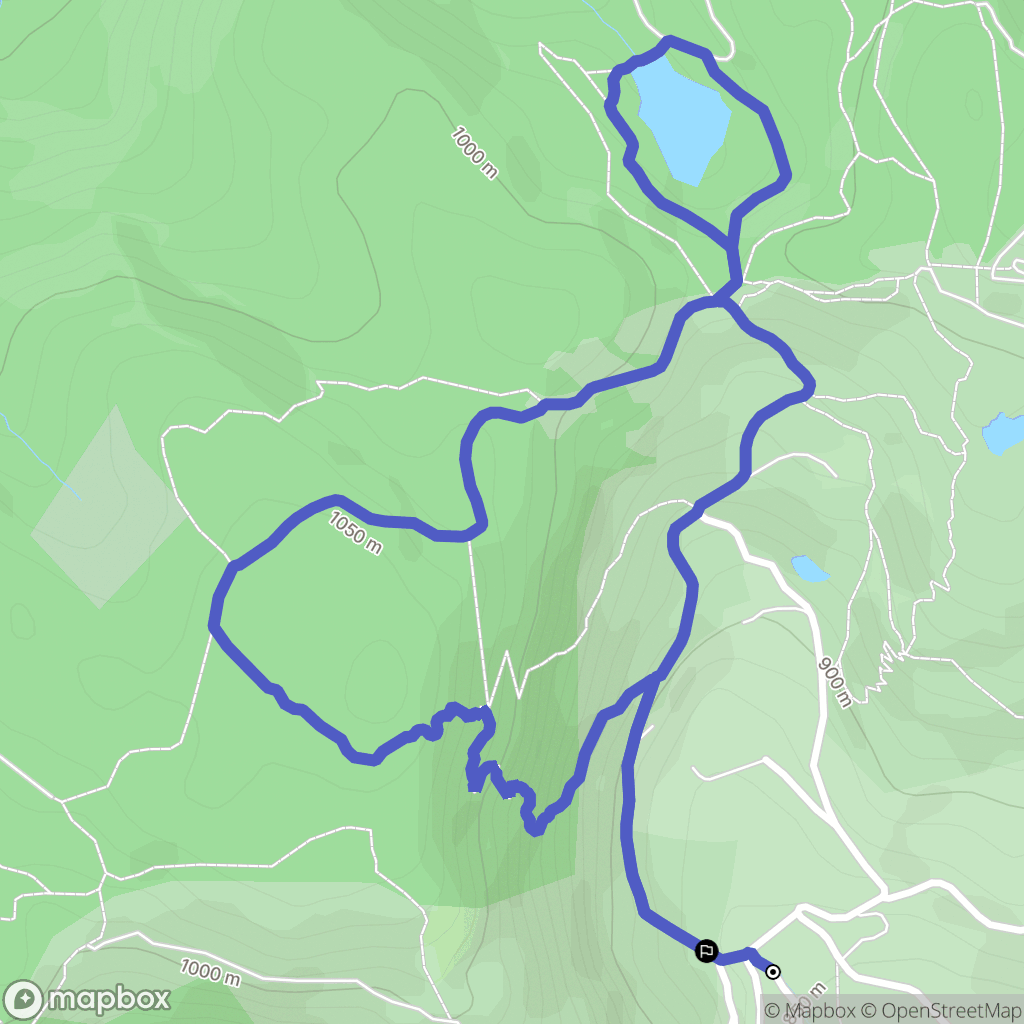 La Bresse : carte du parcours de randonnée - France