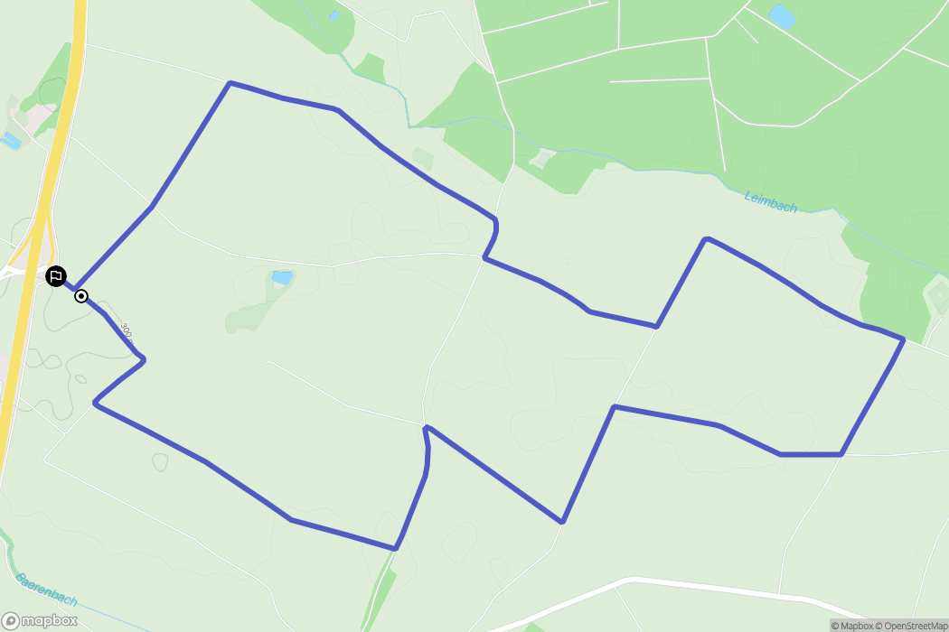 Aspach-le-Bas : carte du parcours de randonnée - France