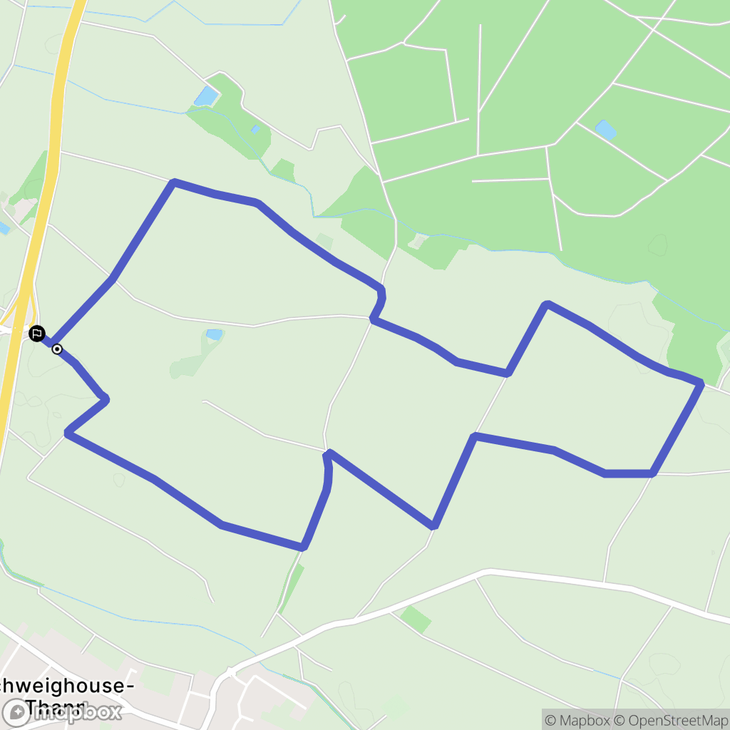 Aspach-le-Bas : carte du parcours de randonnée - France