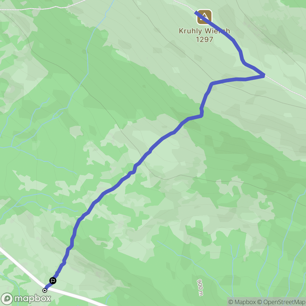 Brzegi Górne: mapa trasy - Poland
