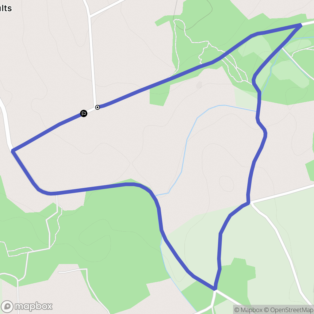 Monterfil : carte du parcours de randonnée - France