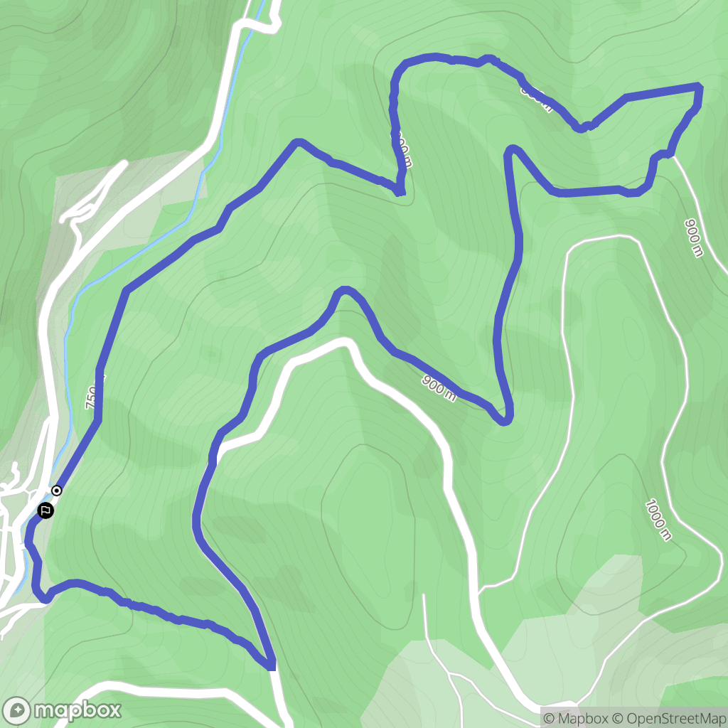 Montfort-sur-Boulzane : carte du parcours de randonnée - France