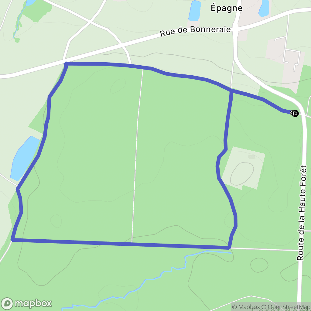 Saint-Maurice-des-Noues : carte du parcours de randonnée - France