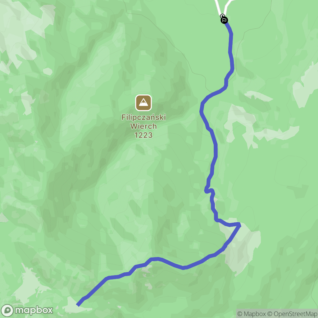 Zakopane: mapa trasy - Poland