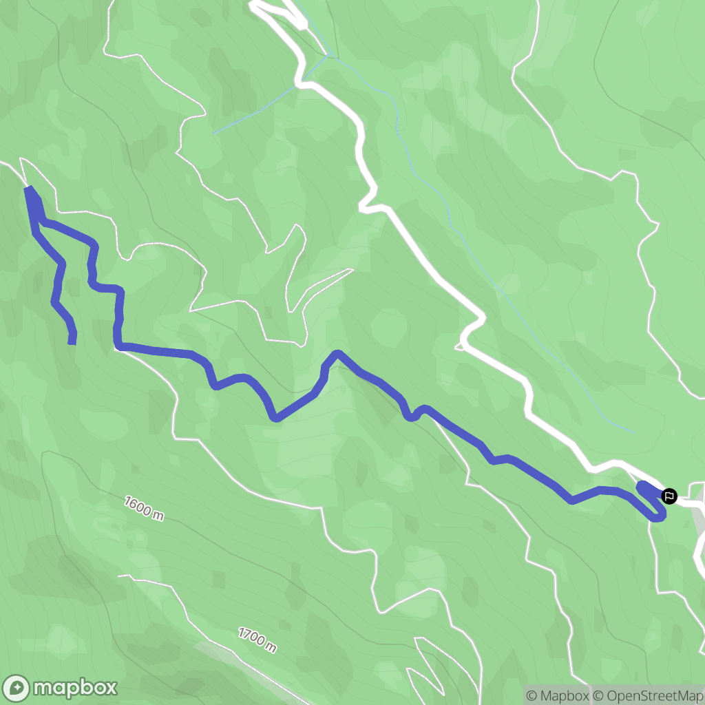 Le Castellard-Melan : carte du parcours de randonnée - France