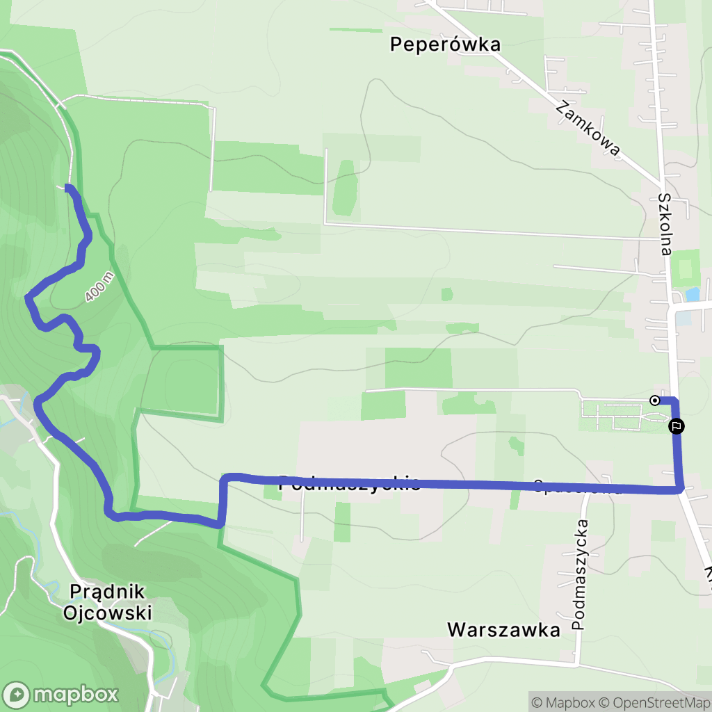 Smardzowice: mapa trasy - Poland