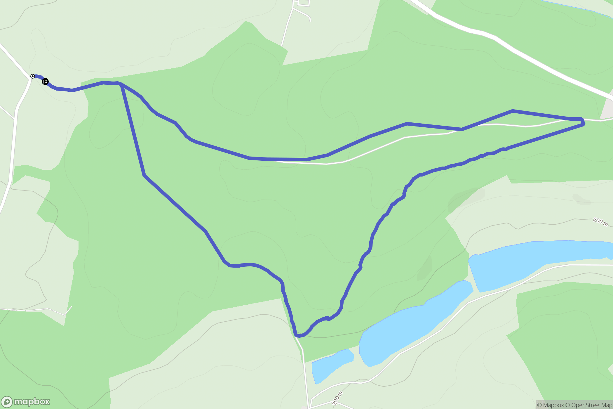 Sauvigny-les-Bois : carte du parcours de randonnée - France