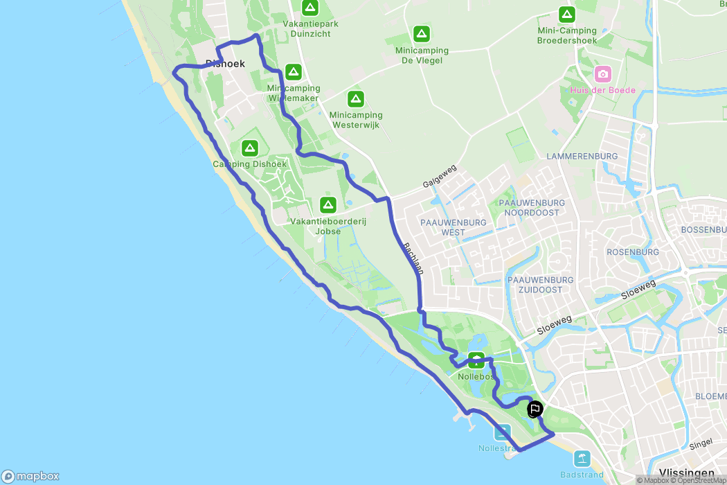 Vlissingen: routekaart voor buitenactiviteiten - Netherlands