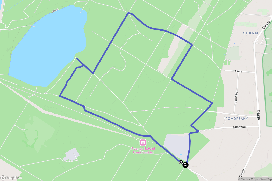 Olkusz: mapa trasy - Poland