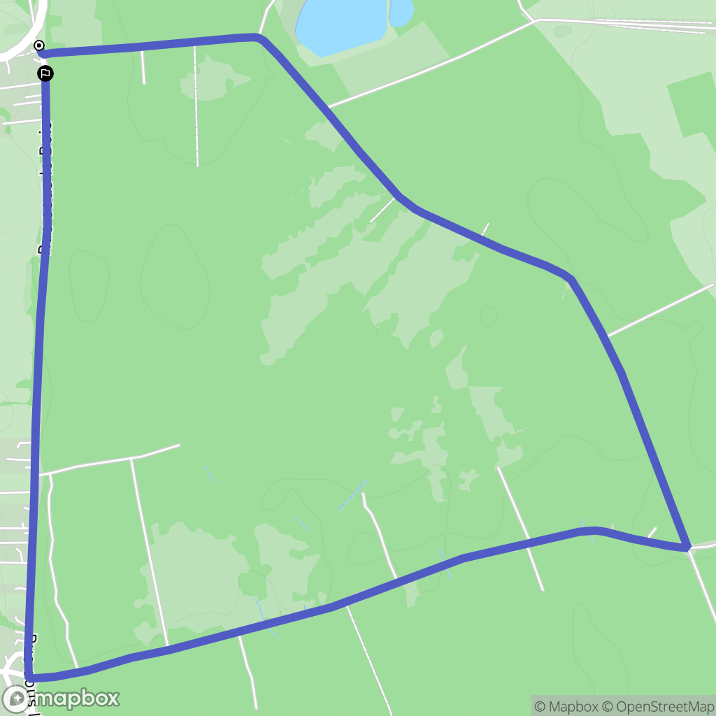 Chaux : carte du parcours de randonnée - France