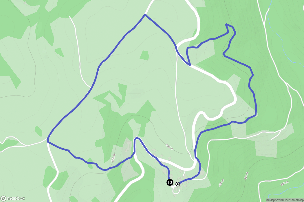 Florentin-la-Capelle : carte du parcours de randonnée - France