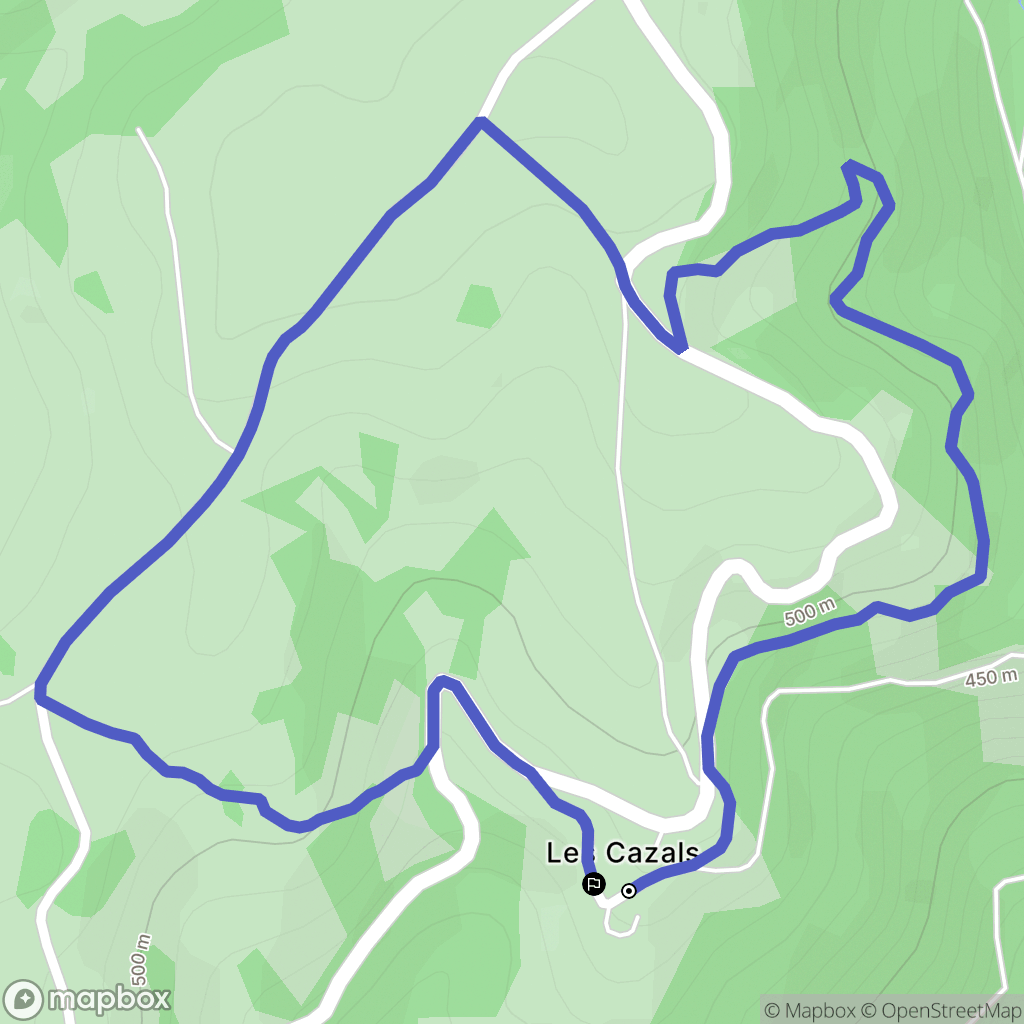 Florentin-la-Capelle : carte du parcours de randonnée - France
