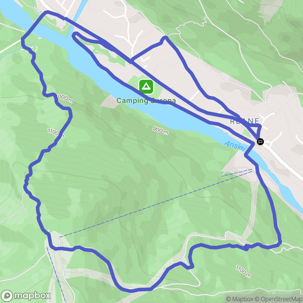 Auronzo di Cadore : carte du parcours de randonnée - Italy