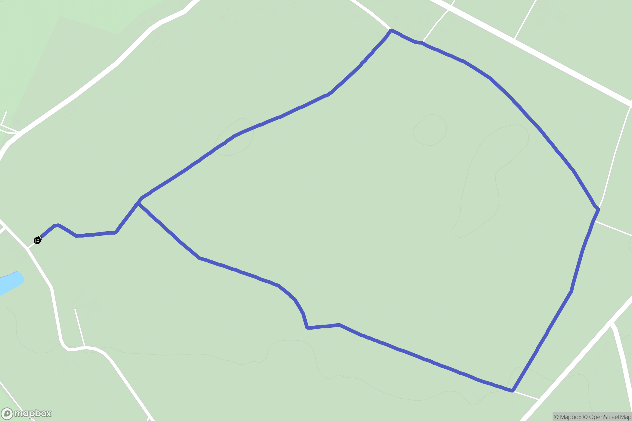 Méautis : carte du parcours de randonnée - France