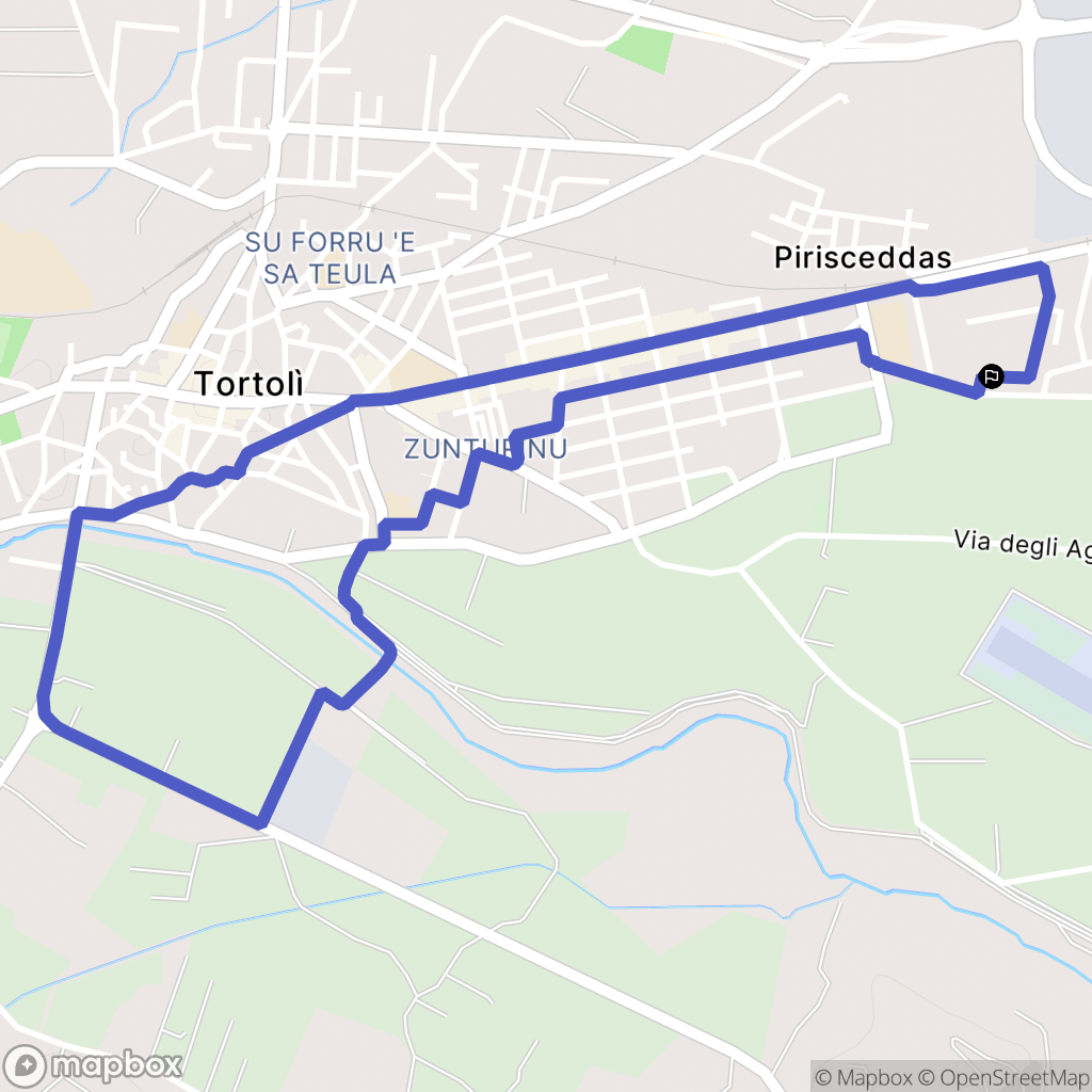  : carte du parcours de randonnée - Italy