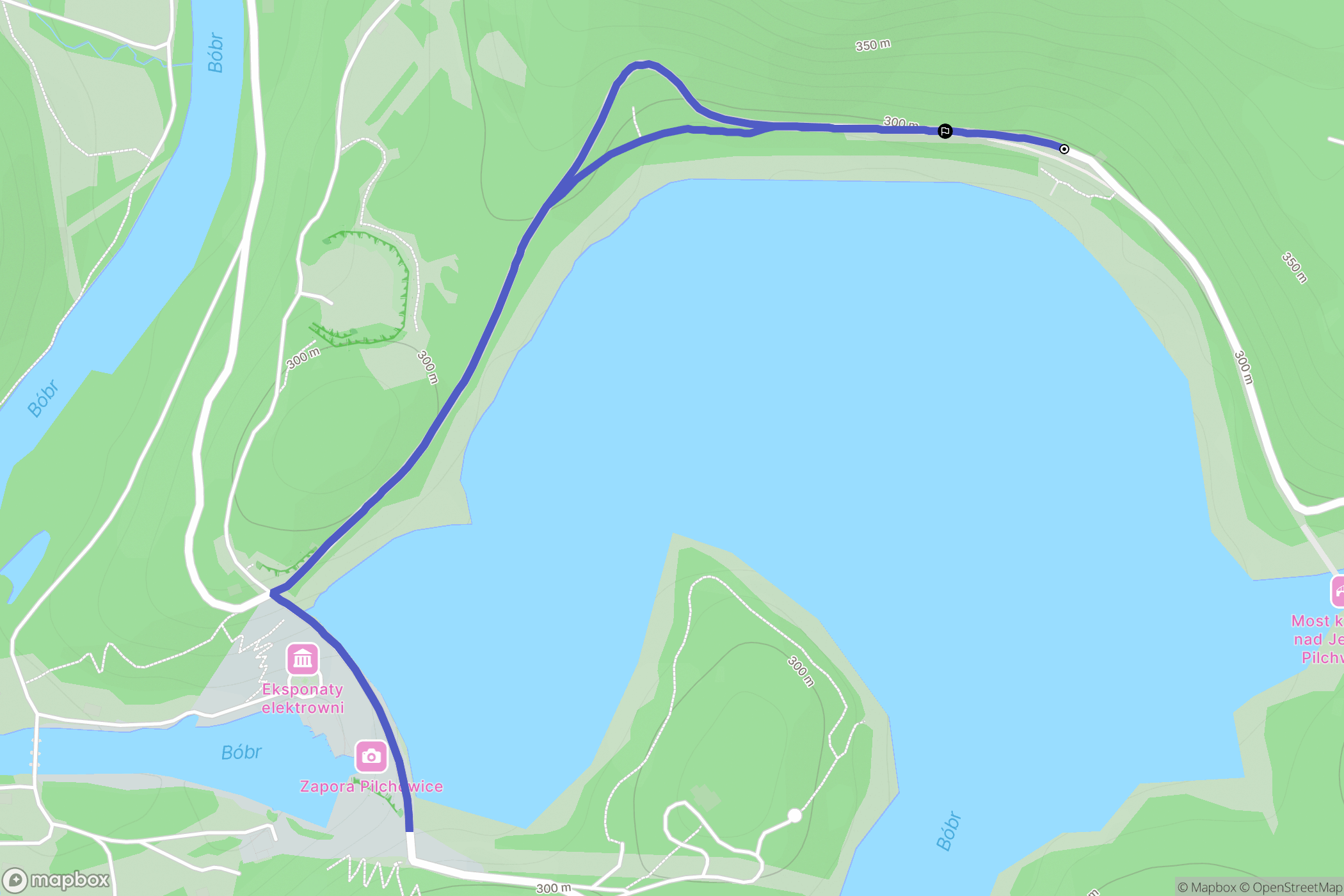 Strzyżowiec: mapa trasy - Poland
