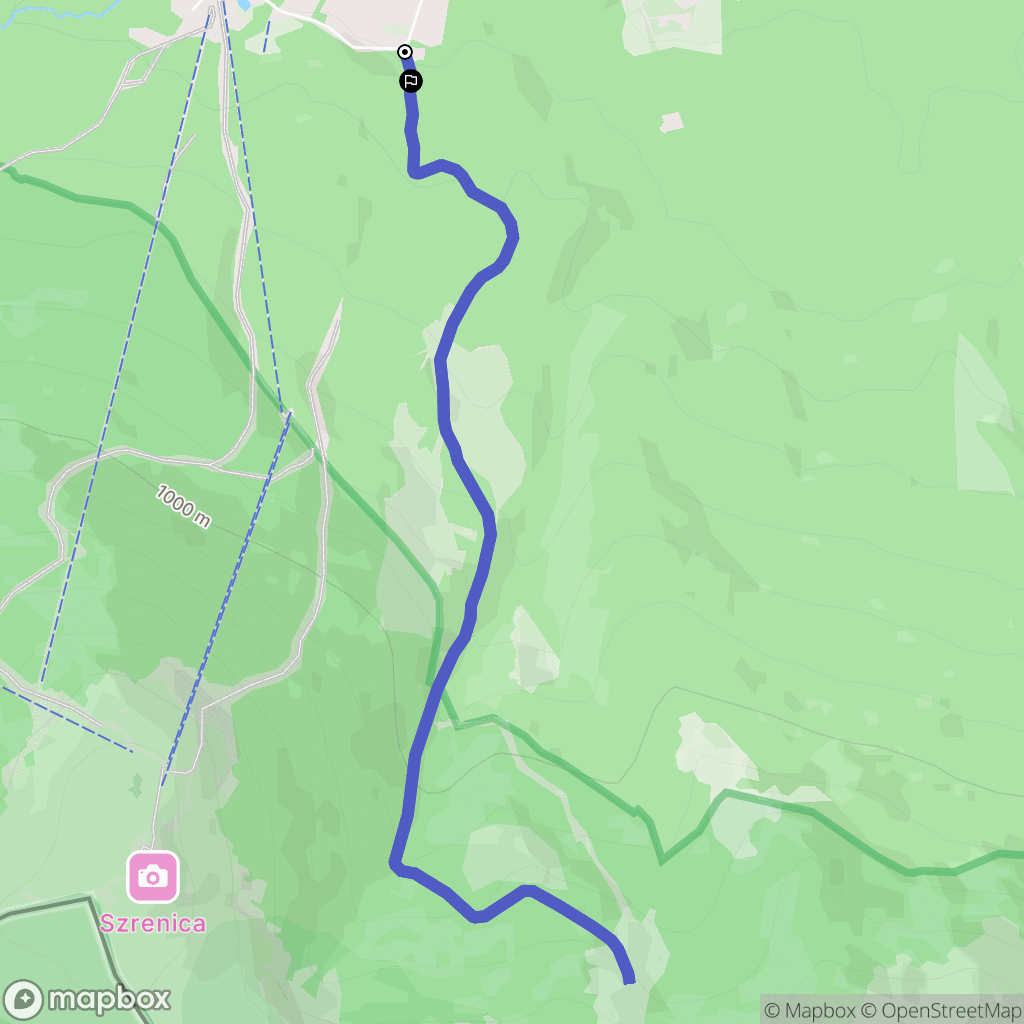 Szklarska Poręba: mapa trasy - Poland