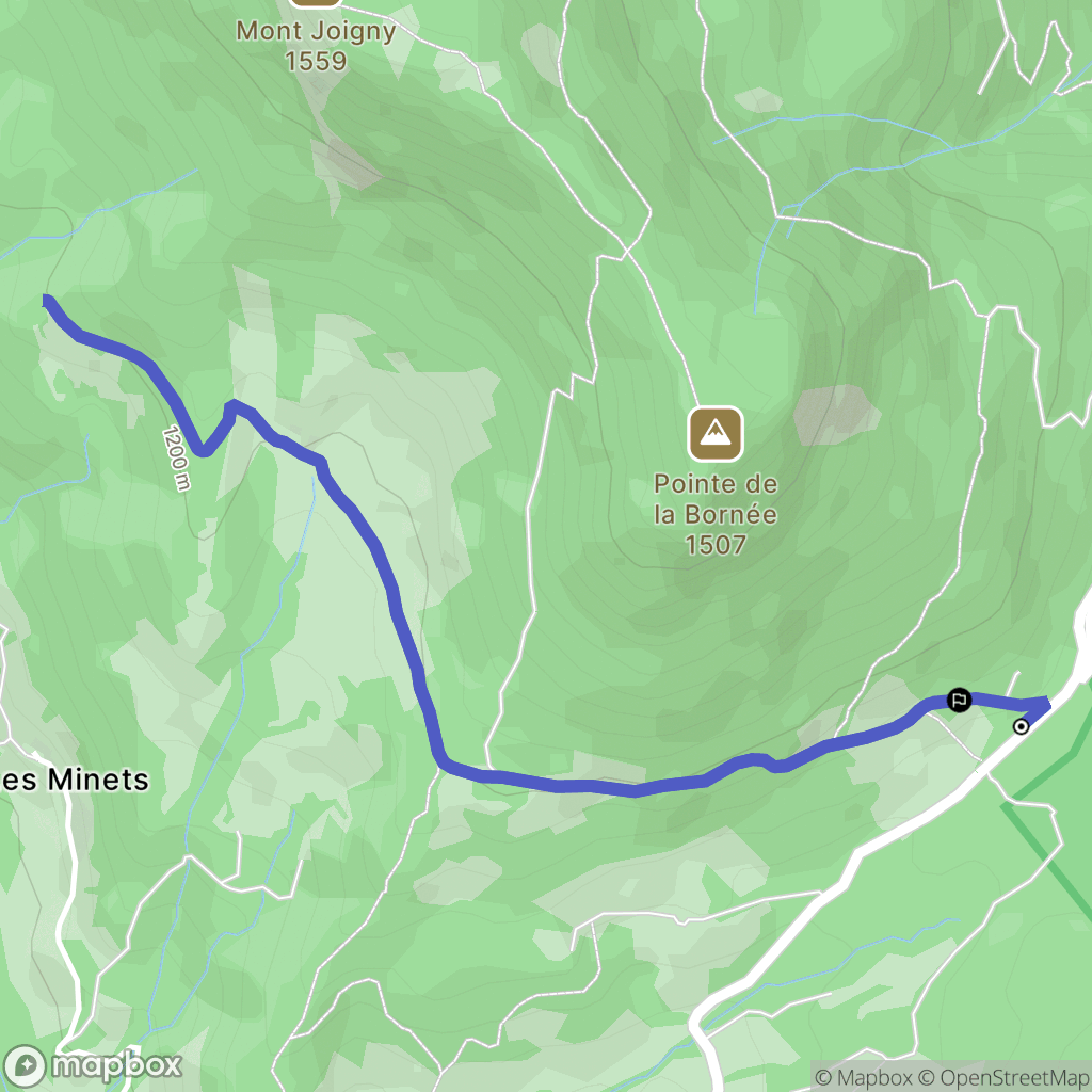 Apremont : carte du parcours de randonnée - France