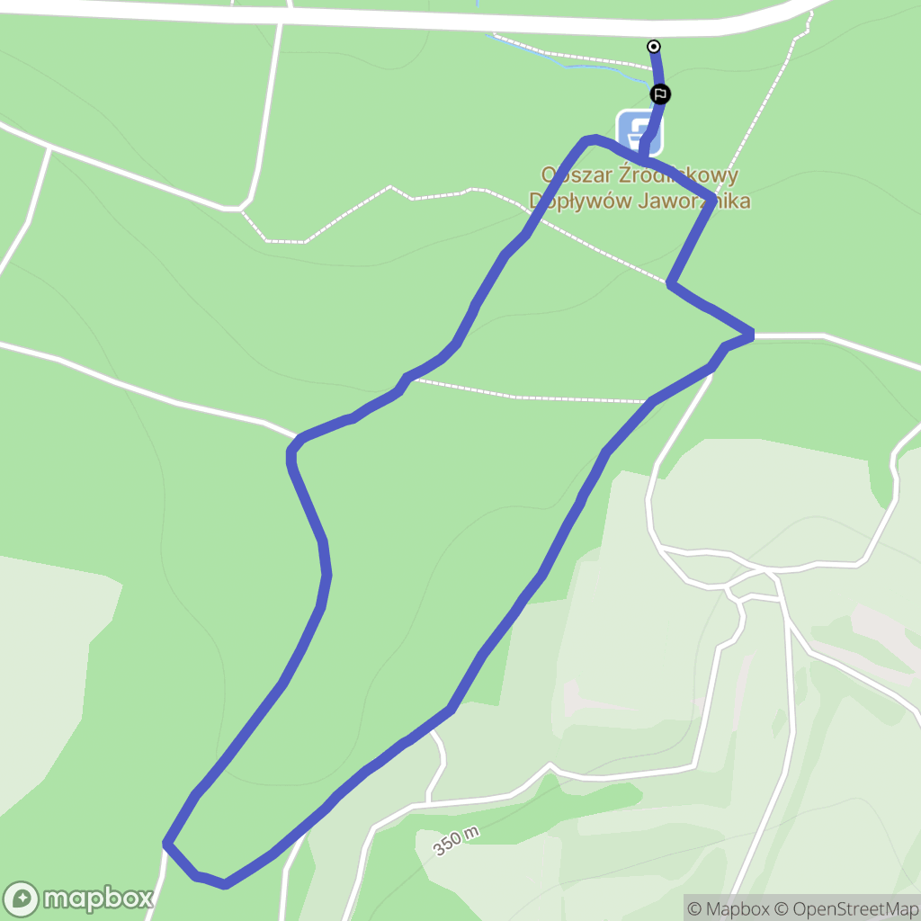 Rogoźnik: mapa trasy - Poland