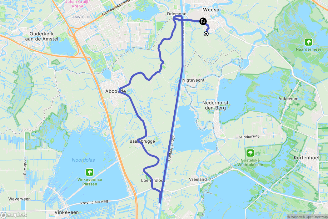 Weesp: routekaart voor buitenactiviteiten - Netherlands