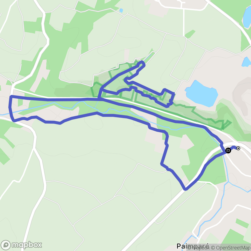 Beaulieu-sur-Layon : carte du parcours de randonnée - France
