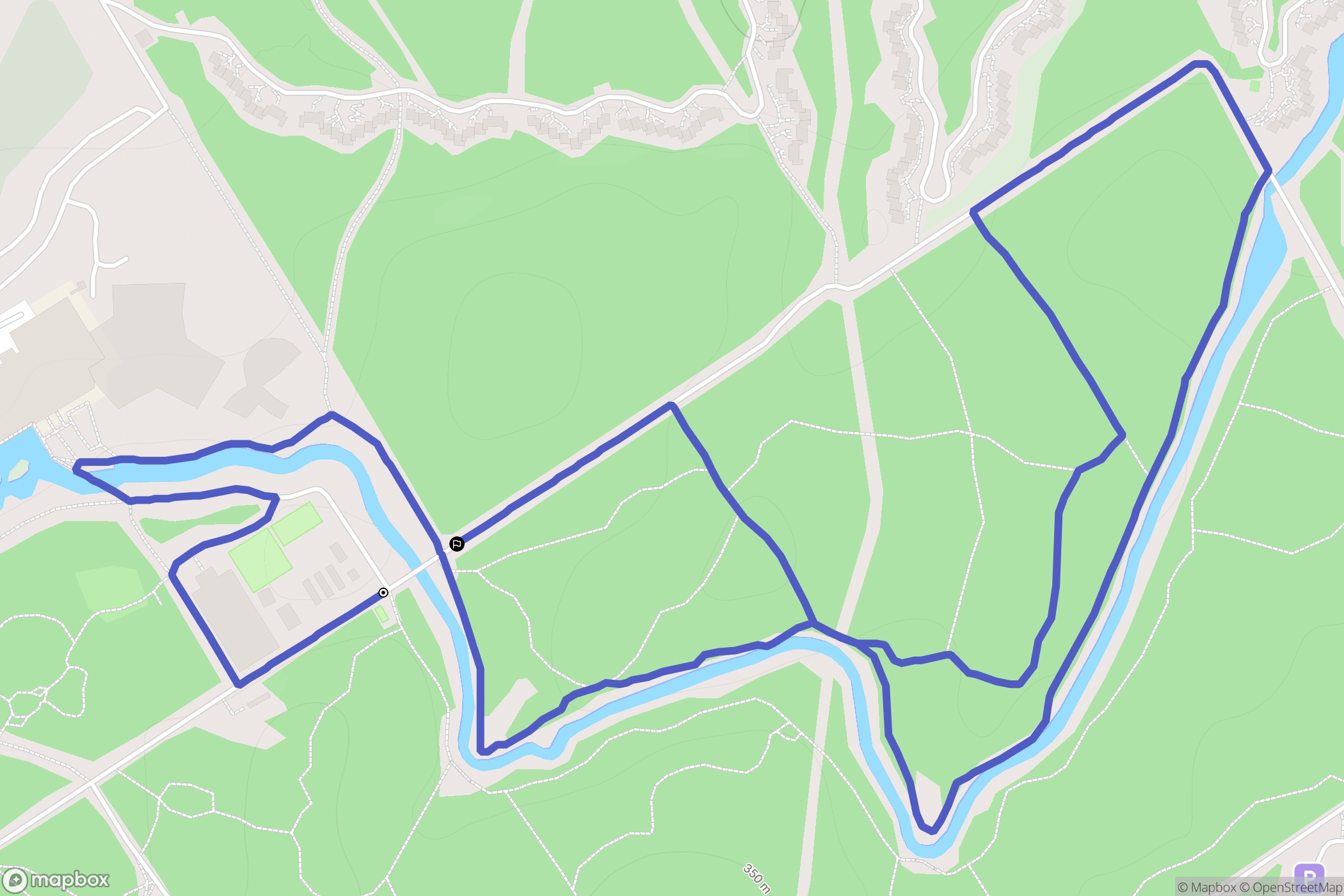 Hattigny : carte du parcours de randonnée - France
