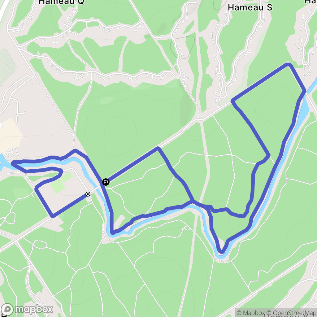 Hattigny : carte du parcours de randonnée - France