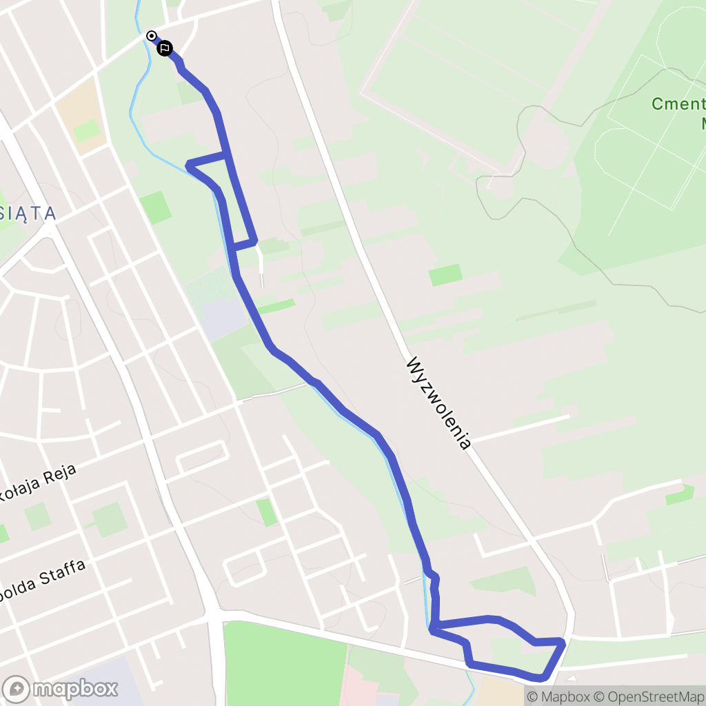 Lublin: mapa trasy - Poland