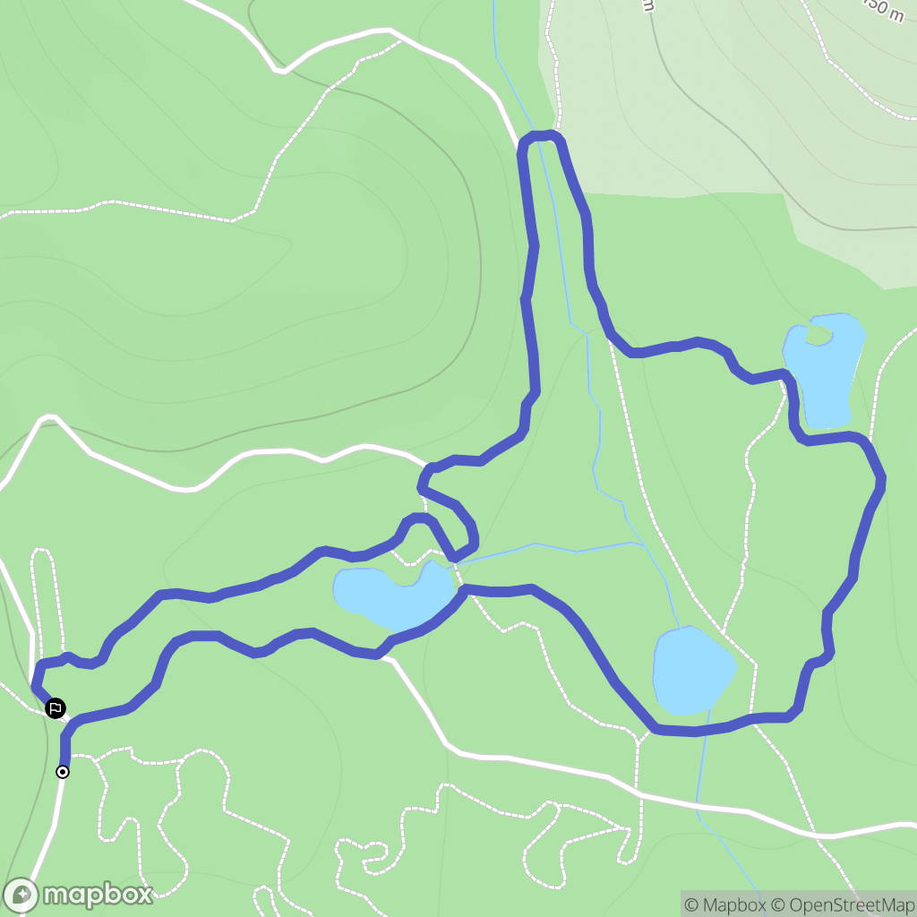 Saint-Raphaël : carte du parcours de randonnée - France