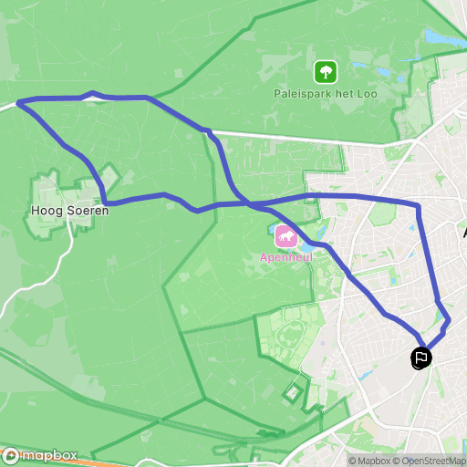 Apeldoorn: routekaart voor buitenactiviteiten - Netherlands