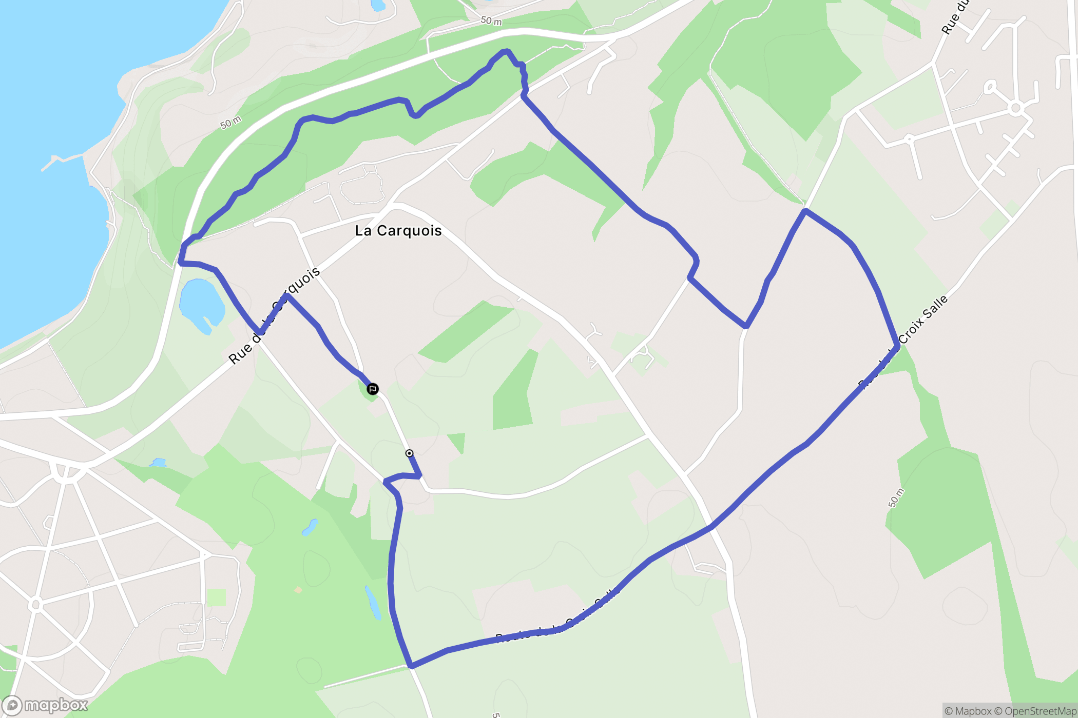 Fréhel : carte du parcours de randonnée - France